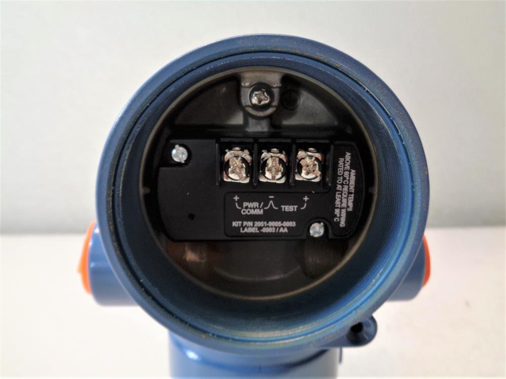 Rosemount 2051 InLine Pressure Transmitter, 0 1000PSI